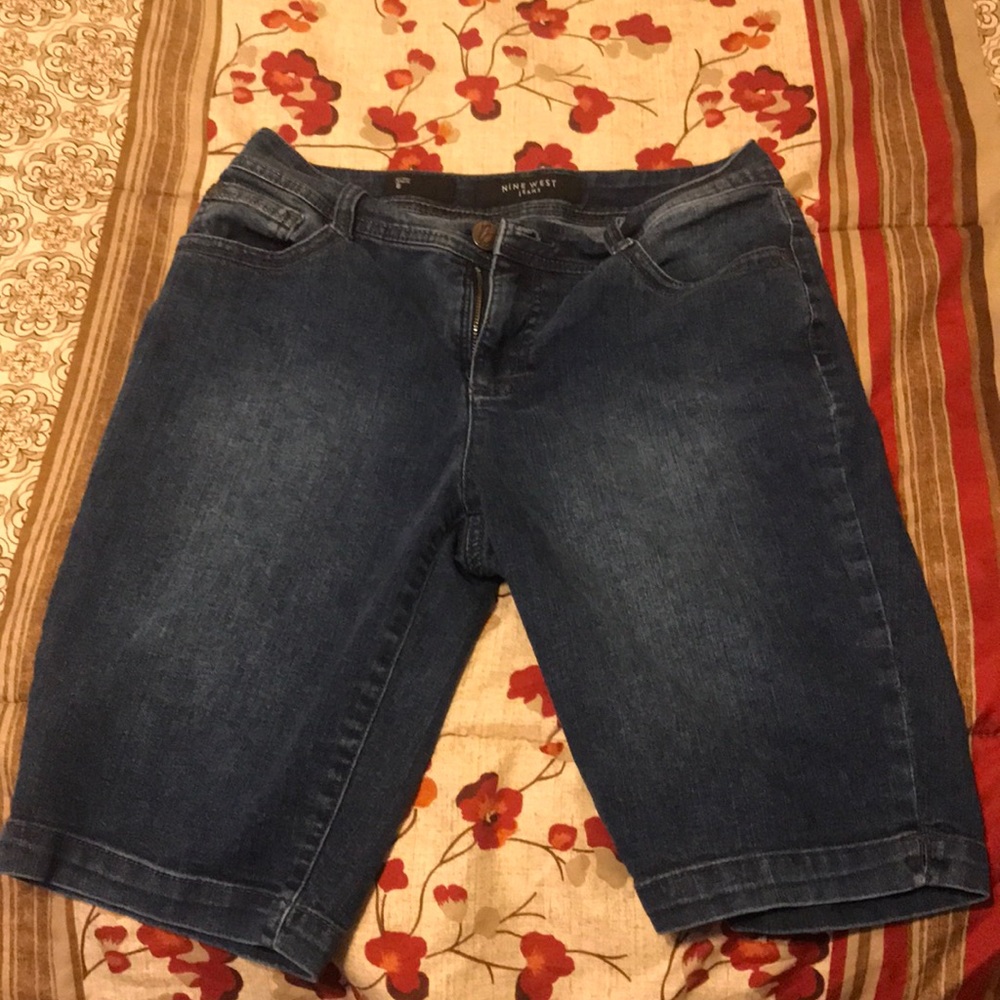 Denim shorts